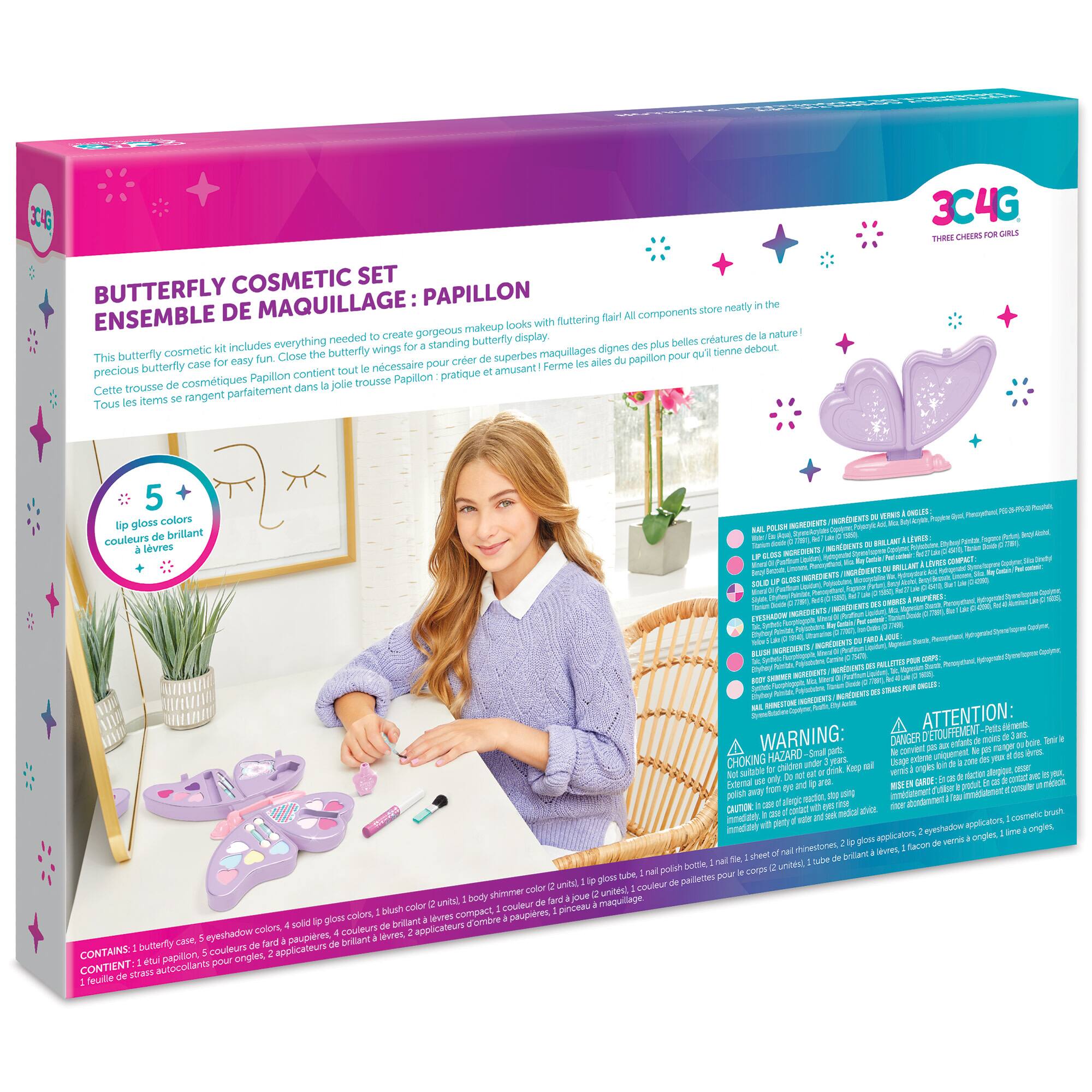 Make It Real™ 3C4G® Butterfly Cosmetic Set